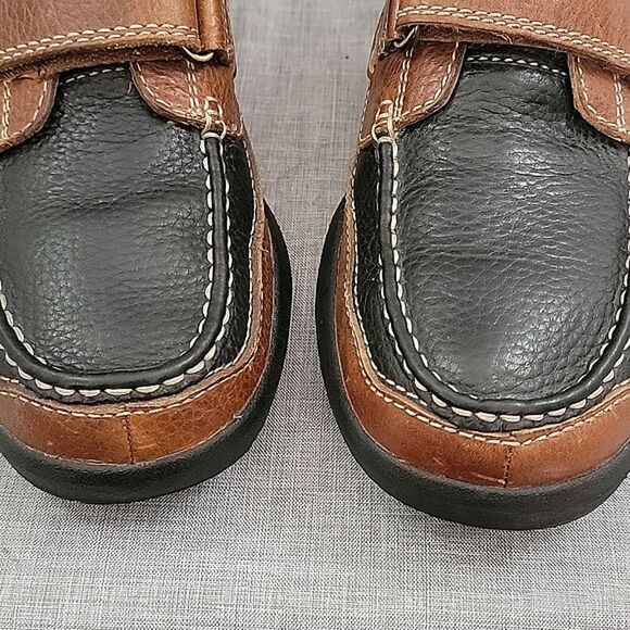 Dr. Comfort Mike 8660 brown black Leather Men's 10 XWide Boat Loafer Therapeutic - Picture 3 of 12